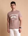 U.S. Polo Assn. Denim Co. Brand Printed Muscle Fit T-Shirt