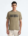 Flying Machine Brand Print Regular Fit T-Shirt