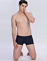 Calvin Klein Underwear Low Rise Solid Blue Trunks