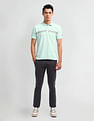 Arrow Sport Dynamax Horizontal Stripe Cotton Polo Shirt