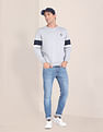 U.S. Polo Assn. Heathered Panelled Sleeve Sweatshirt