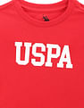 U.S. Polo Assn. Kids Boys Brand Print Cotton T-Shirt