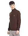 U.S. Polo Assn. High Neck Solid Sweater