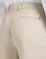 Tommy Hilfiger Regular-Fit Solid Mid-Rise Trouser