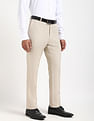 Tommy Hilfiger Regular-Fit Solid Mid-Rise Trouser