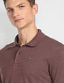 Arrow Sports Pique Knit Solid Polo Shirt