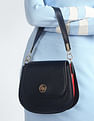 U.S. Polo Assn. Women Signature Colour Block Baguette Bag
