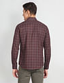 Arrow Sports Twill Dupplin Check Casual Shirt