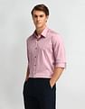 Arrow Newyork Manhattan Slim Fit Windowpane Checks Shirt