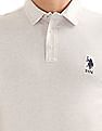 U.S. Polo Assn. Slim Fit Heathered Polo Shirt