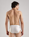 Calvin Klein Underwear White Solid Mid Rise Brief