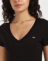 Tommy Hilfiger Solid Slim-Fit Cotton T-Shirt