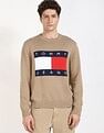 Tommy Hilfiger Embroidered Logo Regular-Fit Cotton Sweater