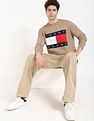 Tommy Hilfiger Embroidered Logo Regular-Fit Cotton Sweater