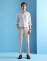 Arrow Vertical Striped Manhattan Slim Fit Velocity Shirt