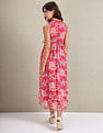 U.S. Polo Assn. Women Floral Print Maxi Dress