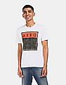 Aeropostale Men White Crew Neck Graphic Printed T-Shirt