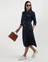Tommy Hilfiger Belted Regular Fit Midi Dress