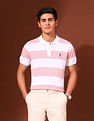U.S. Polo Assn. Horizontal Striped Working Holiday Polo Shirt