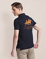 U.S. Polo Assn. Brand Embroidered Slim Polo Shirt