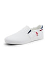 U.S. Polo Assn. Men Brand Stripe Perforated Campbell Slip On Shoes