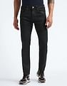 Flying Machine Mid Rise Slash Slim Tapered Jeans