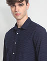 Flying Machine Horizontal Stripe Cotton Shirt