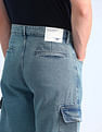 Flying Machine Cobain 90'S Loose Fit Blue Jeans