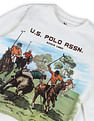 U.S. Polo Assn. Kids Boys Brand Printed Regular Fit Sweatshirt