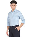 Arrow Outline Check Manhattan Slim Fit Shirt