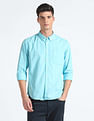 Flying Machine Vertical Stripe Pure Cotton Shirt
