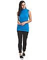 U.S. Polo Assn. Women Sleeveless Turtle Neck Sweater