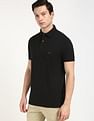 Tommy Hilfiger Solid Regular-Fit Cotton Polo T-Shirt