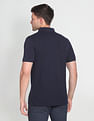 Arrow Sports Engineered Stripe Cotton Polo Shirt