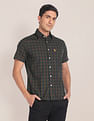 U.S. Polo Assn. Short Sleeve Plaid Check Shirt