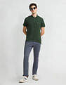 Arrow Sports Chest Pocket Heathered Polo Shirt