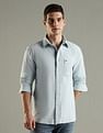 Tommy Hilfiger Solid Regular Fit Cotton Shirt