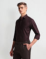 Arrow Solid Manhattan Slim Fit Shirt