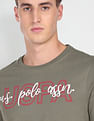 U.S. Polo Assn. Denim Co. Crew Neck Brand Print Cotton T-Shirt