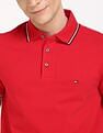 Tommy Hilfiger Solid Slim-Fit Cotton Polo Shirt