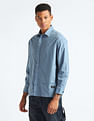 Flying Machine Oversized Ripstop Shirt