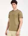 Calvin Klein Jeans Embroidered Logo Regular-Fit Cotton T Shirt