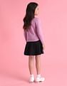 U.S. Polo Assn. Kids Girls Flip Sequence Sweater