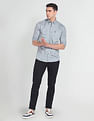 Arrow Sports Geometric Print Cotton Casual Shirt