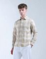 Flying Machine Plaid Checked Color Of Home Shirt