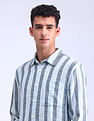 Flying Machine Regular Fit Dobby Shirt