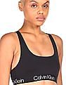 Calvin Klein Underwear Women Black Solid Square Neck Sports Bra