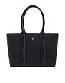 Tommy Hilfiger Solid Blue PU Bag