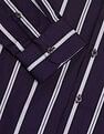 Flying Machine Vertical Striped Satin Shirt