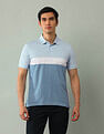 Arrow Horizontal Striped Regular Fit Polo Shirt